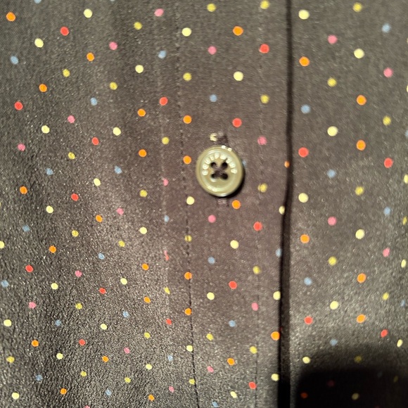 Equipment Polka Dot Lucinda Long Sleeve Silk Shirt Dress - Picture 3 of 5